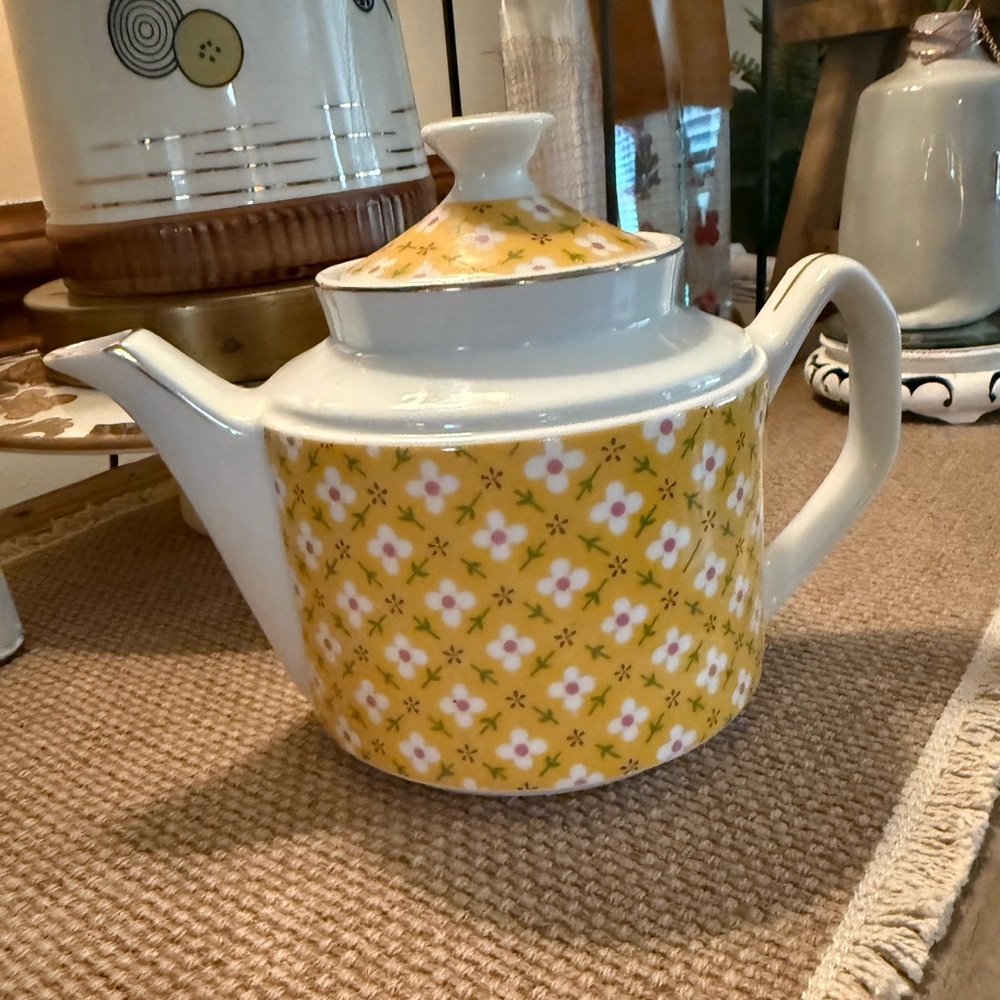 vintage 1950s John Wagner and Sons porcelain teapot ~kitchen~grandmacore